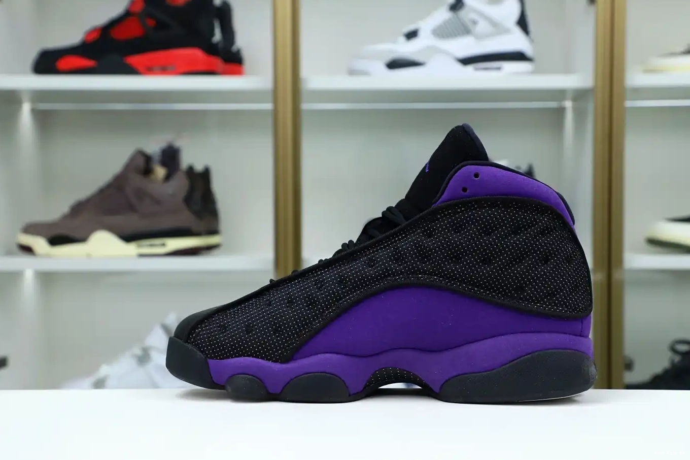13 JORDAN JORDAN Kimikick AIR 'COURT RETRO AIR PURPLE' 0326